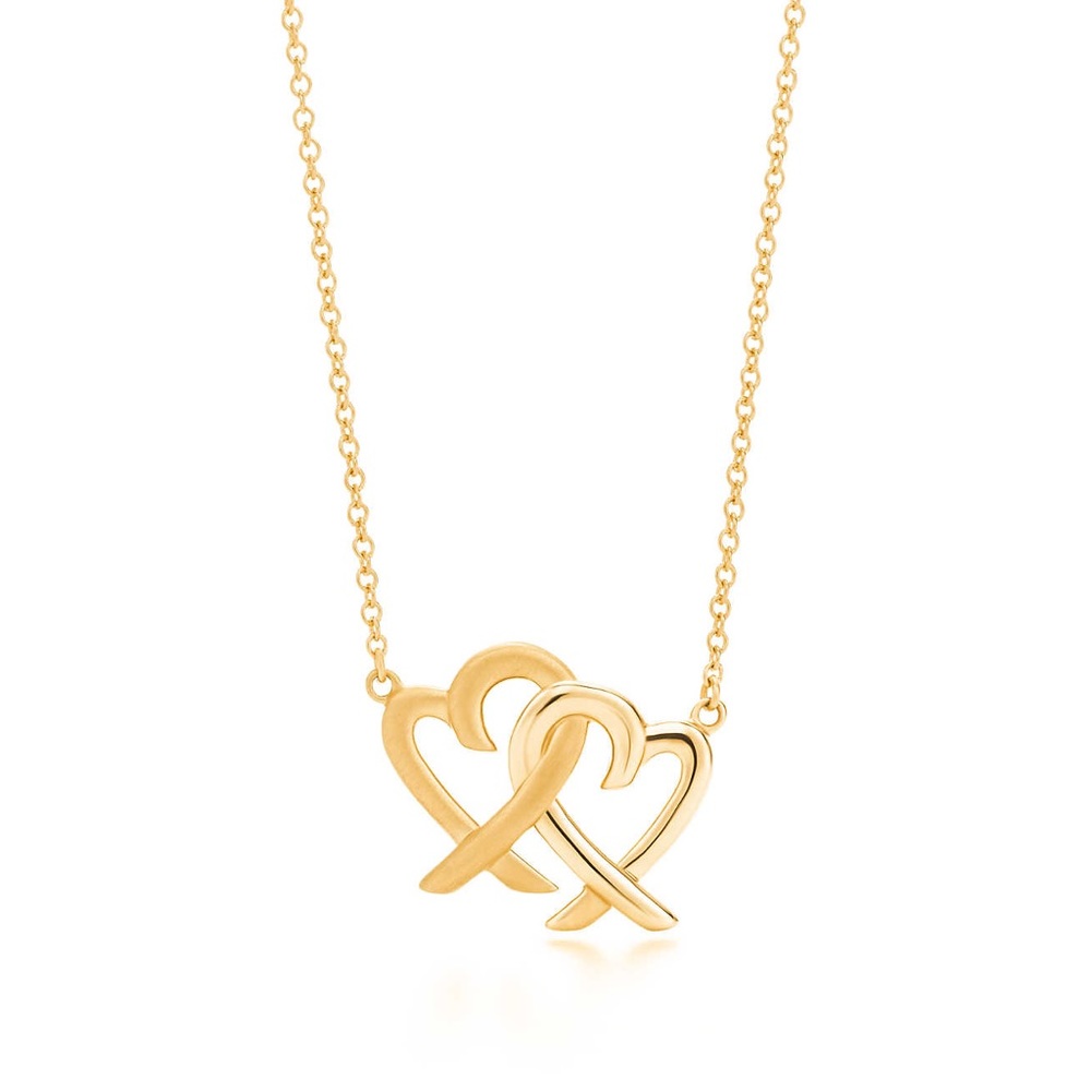 Tiffany&Co. Loving Heart Interlocking Pendant